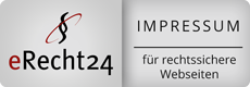 Siegel von e-recht24.de für rechtsichere Webseiten